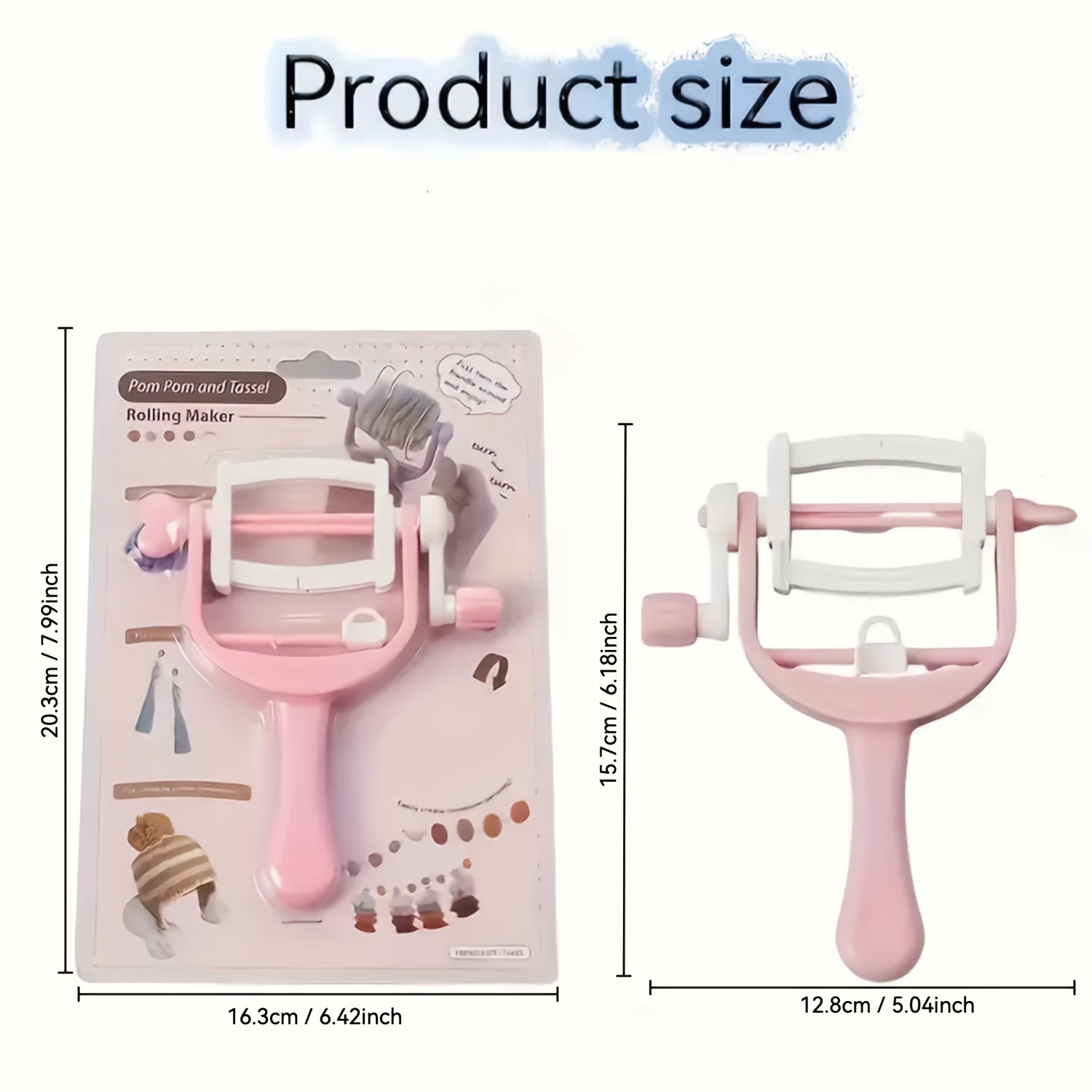 Bobina di avvolgimento a manov - Pom Pom Maker Tool recensione e prezzo