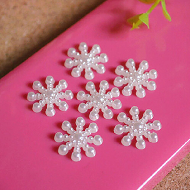 100 pz bianco perla resina fio - Christmas Craft Embellishment recensione e prezzo