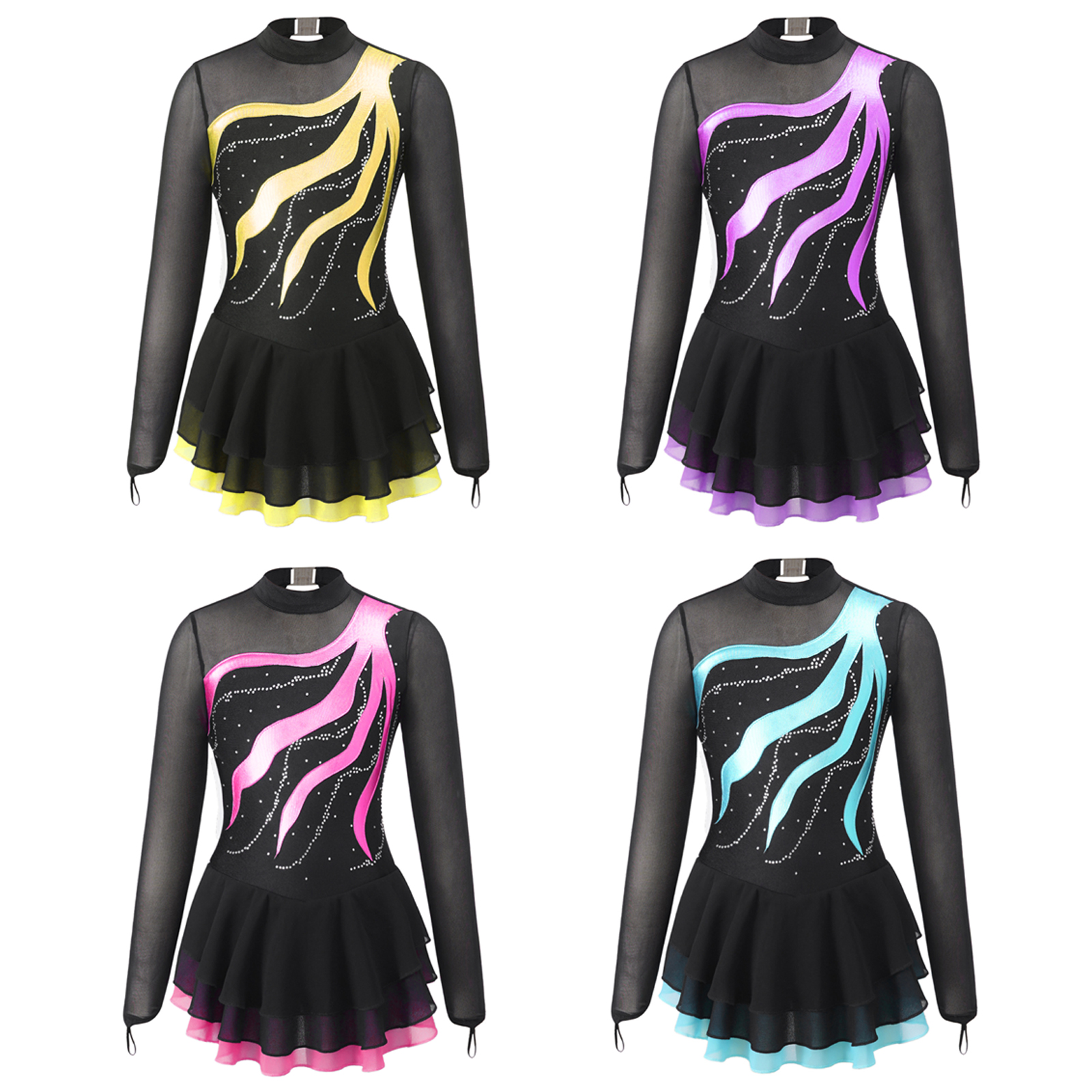 Vestiti di pattinaggio su ghia - Rhinestone Banding Trim recensione e prezzo