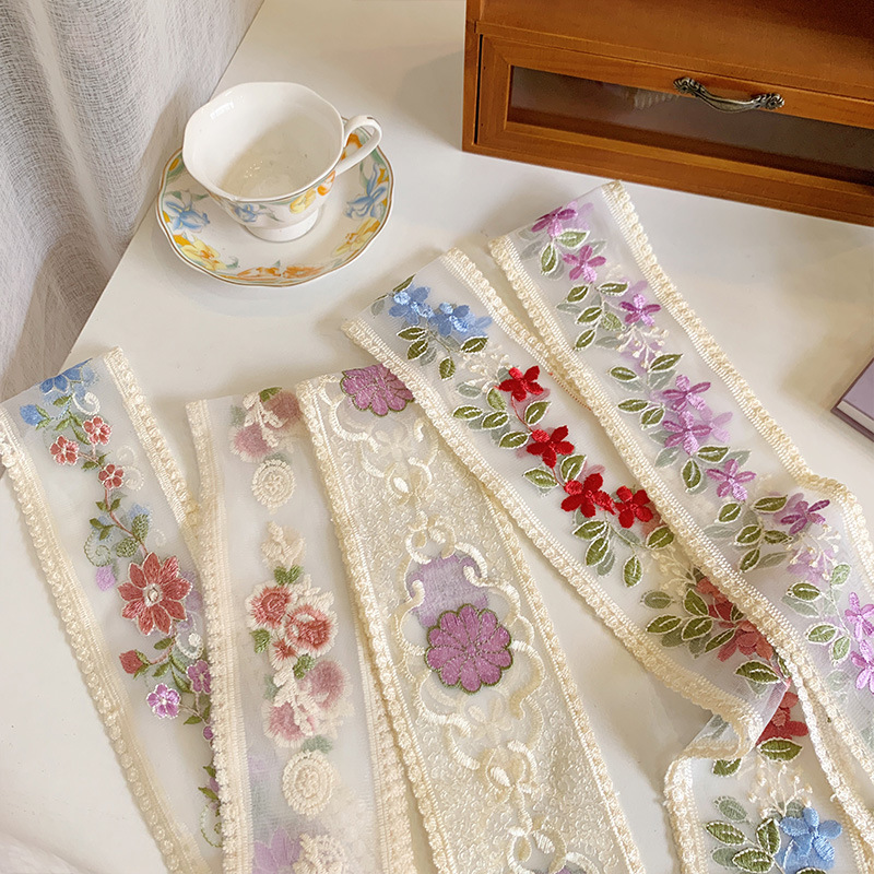 Nastro floreale ricamato in pi - Lace Ribbon Trim recensione e prezzo