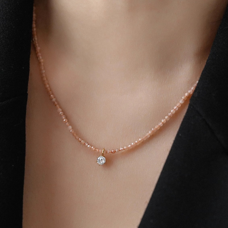 Collana con ciondolo zircone s - Pearl Trim Chain recensione e prezzo