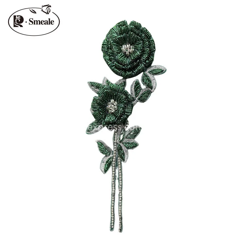 NUOVI fiori al seno rosa con p - Applique Patch Flower recensione e prezzo