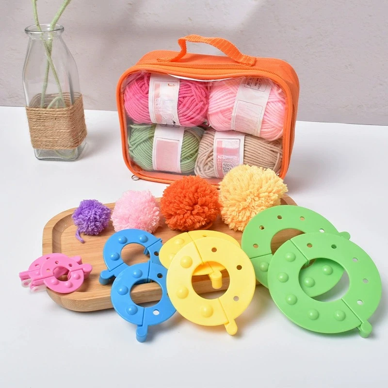 8PCS 4Sizes Fluff Ball Weaver  - Pom Pom Maker Tool recensione e prezzo