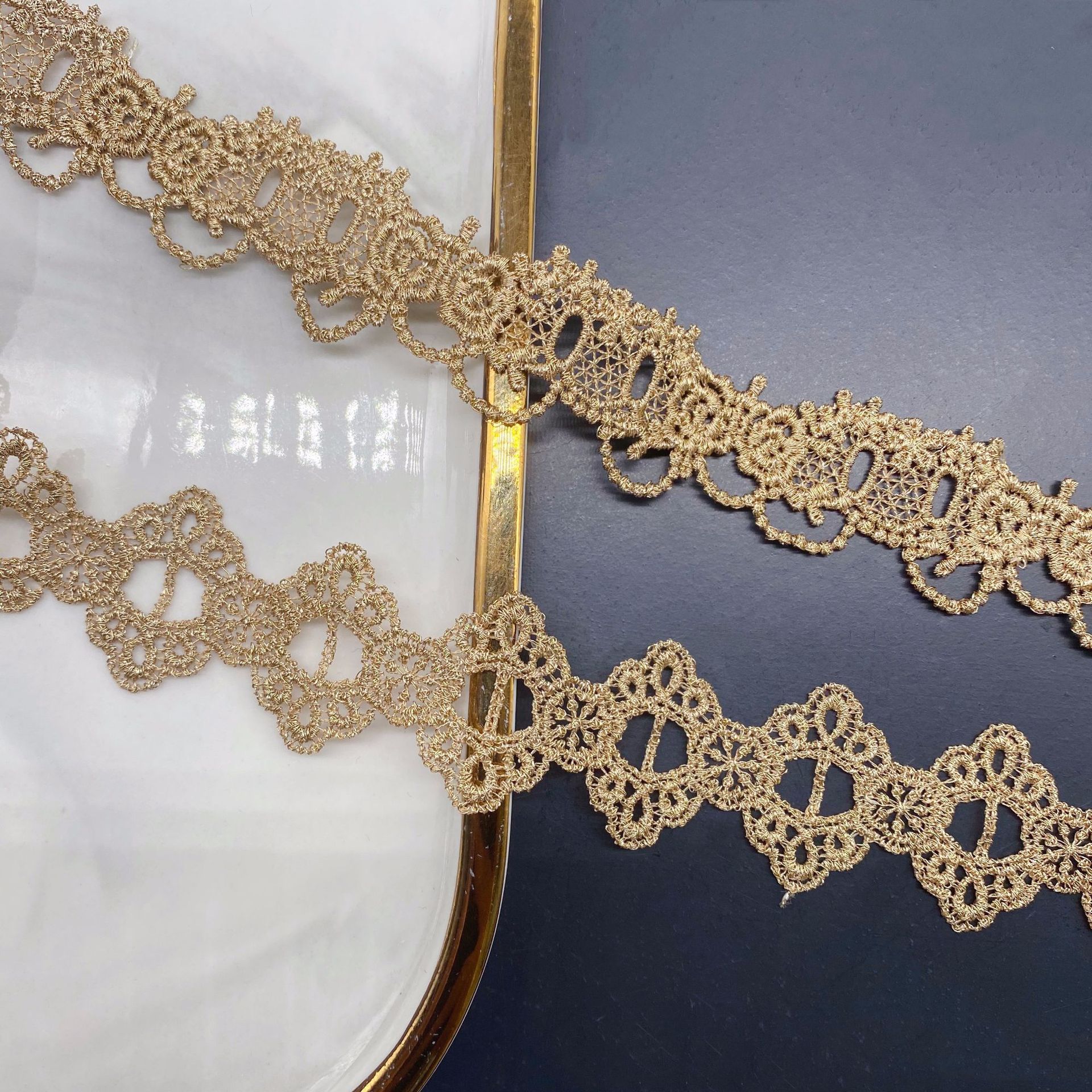 2yards Golden ricamato Love Sh - Lace Ribbon Trim recensione e prezzo