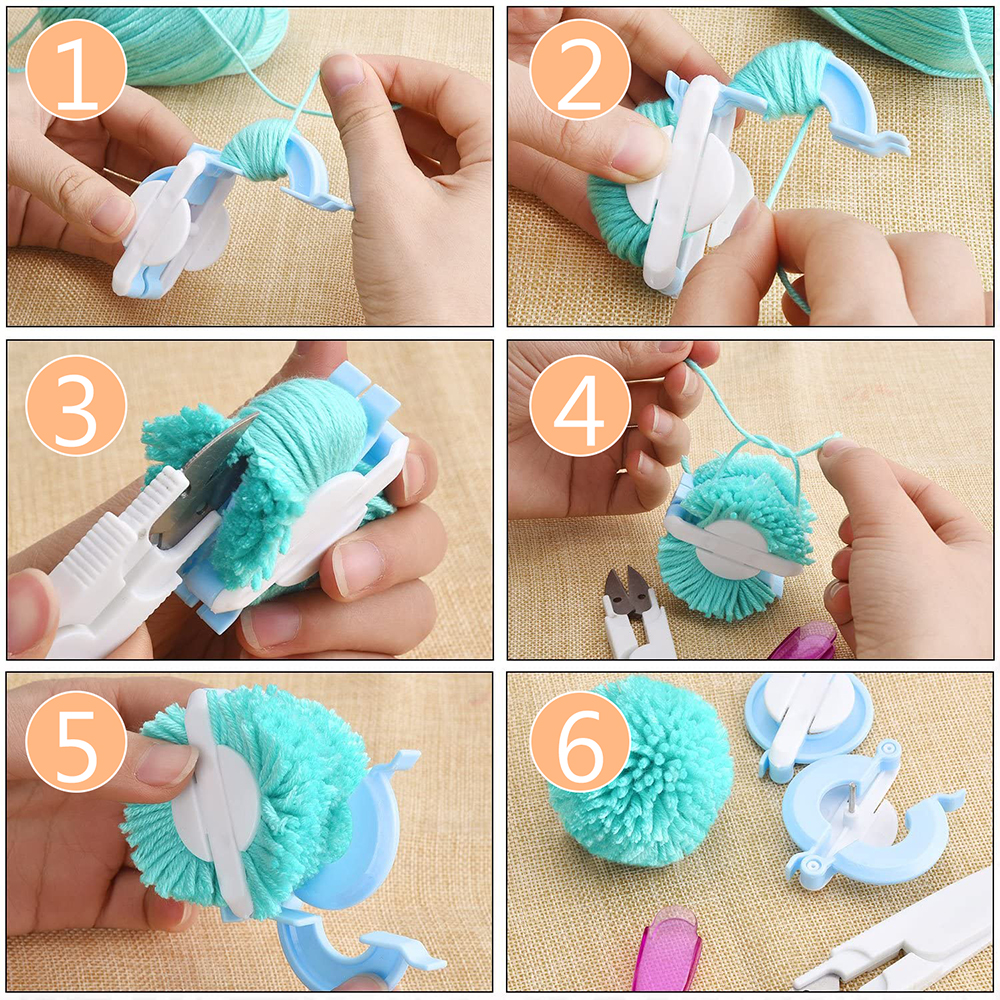4 taglie Portable pompon Maker - Pom Pom Maker Tool recensione e prezzo
