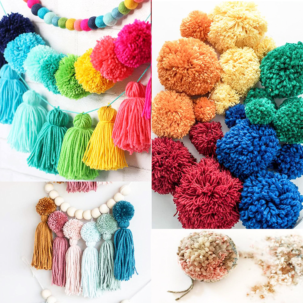 4 taglie Portable pompon Maker - Pom Pom Maker Tool recensione e prezzo