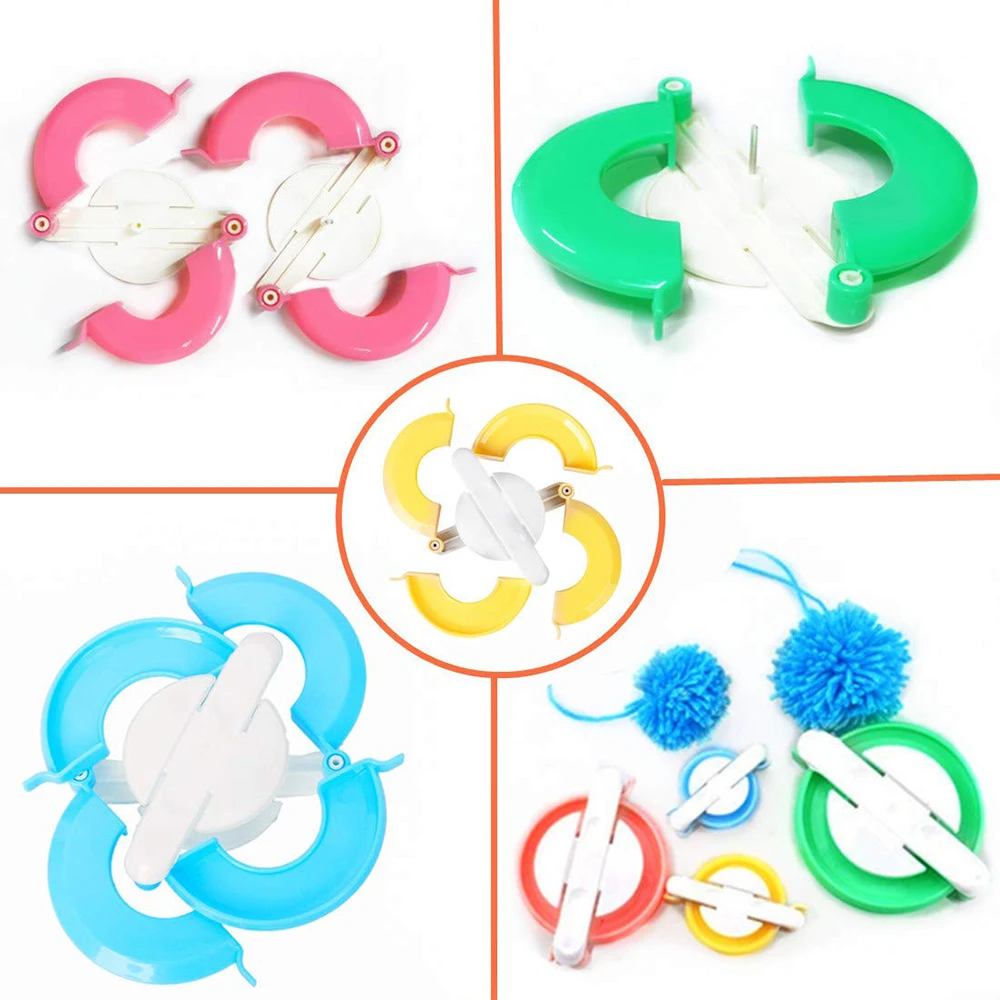 Kit per pom pom pom in 4 dimen - Pom Pom Maker Tool recensione e prezzo