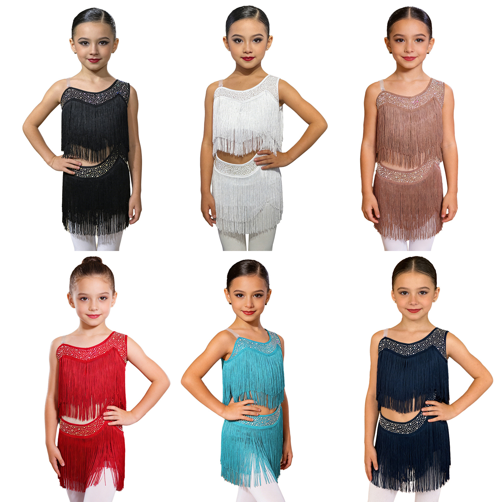 Vestito da ballo latino jazz p - Rhinestone Banding Trim recensione e prezzo