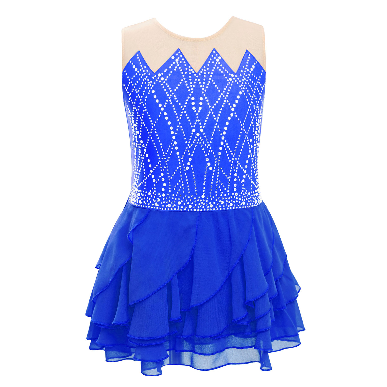 Vestito da pattinaggio di figu - Rhinestone Banding Trim recensione e prezzo
