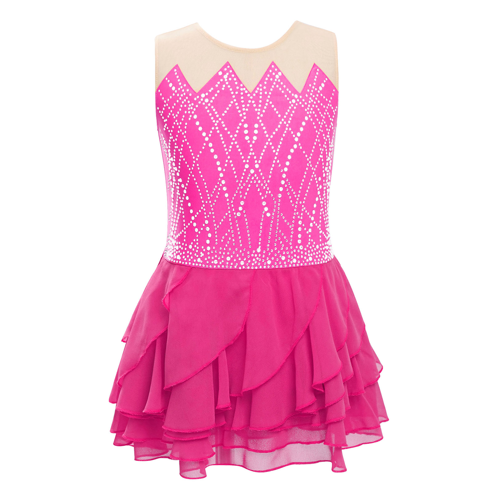 Vestito da pattinaggio di figu - Rhinestone Banding Trim recensione e prezzo