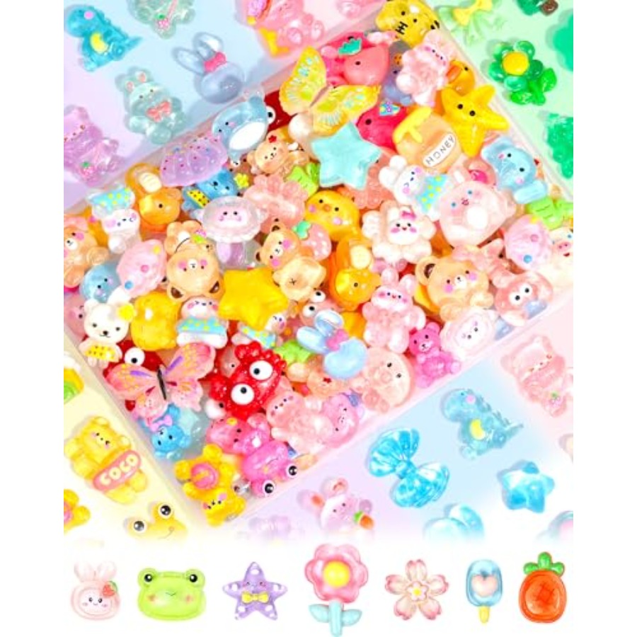 100 Pezzi di Ciondoli Slime Ca - Easter Craft Embellishment Set recensione e prezzo