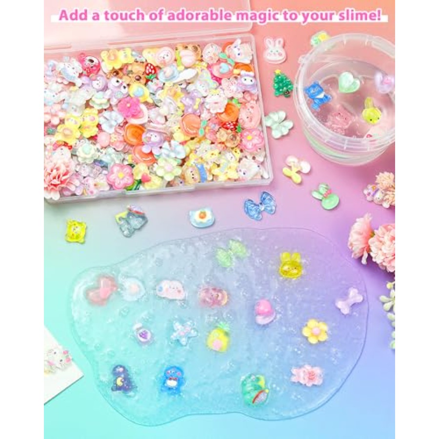 100 Pezzi di Ciondoli Slime Ca - Easter Craft Embellishment Set recensione e prezzo
