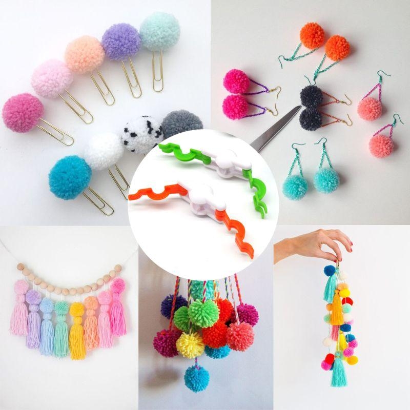 D8KF 2 Pezzi Pompon Pom-Pom Ma - Pom Pom Maker Tool recensione e prezzo