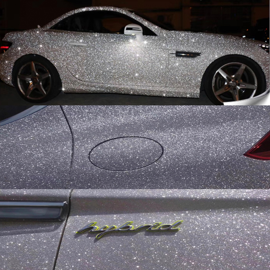 50cm * 600cm Super Shiny Diamo - Glitter Vinyl Roll recensione e prezzo