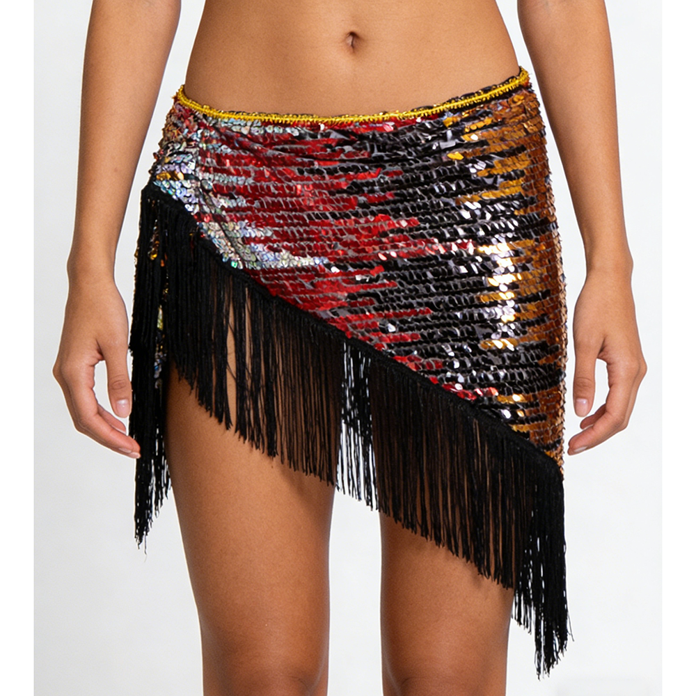 Sciarpa da Danza del Ventre co - Tassel Fringe Trim recensione e prezzo