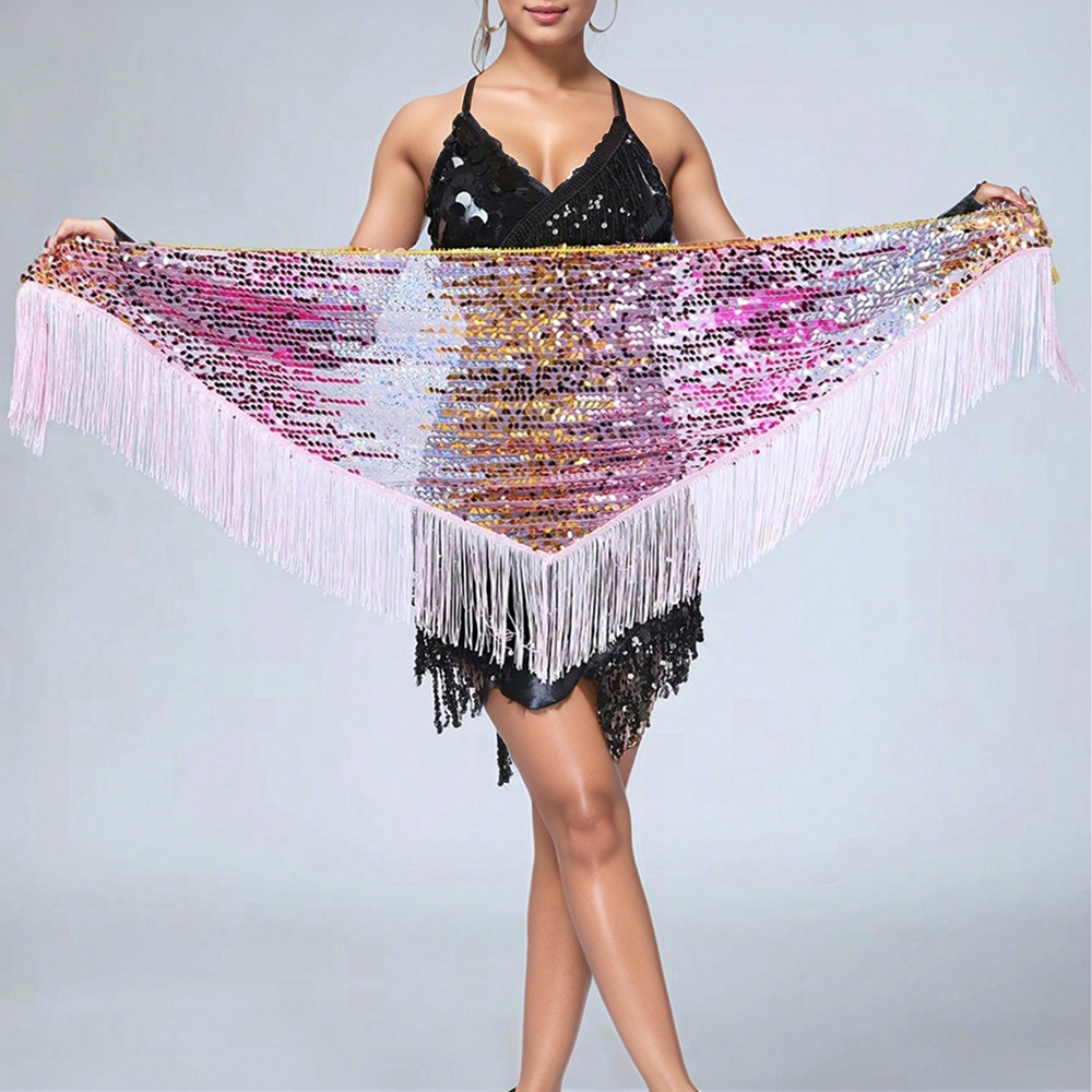 Sciarpa da Danza del Ventre co - Tassel Fringe Trim recensione e prezzo