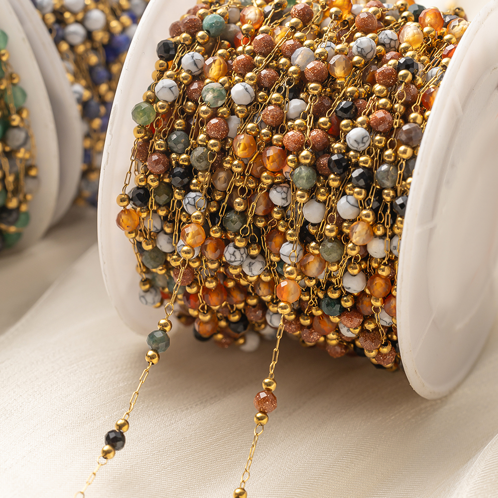 1 metro elegante mix di perlin - Pearl Trim Chain recensione e prezzo