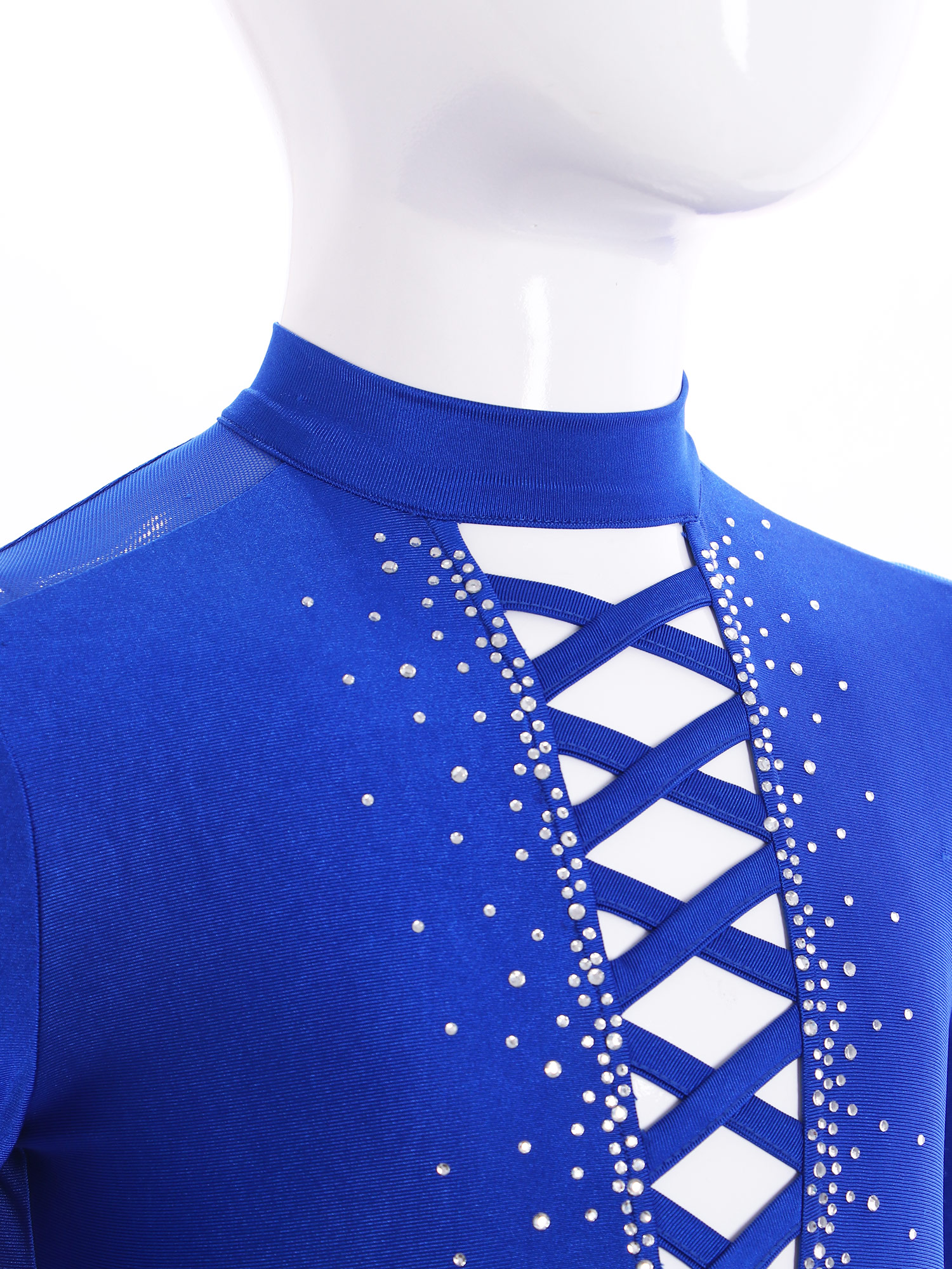 Tuta da ballo latino per bambi - Rhinestone Banding Trim recensione e prezzo